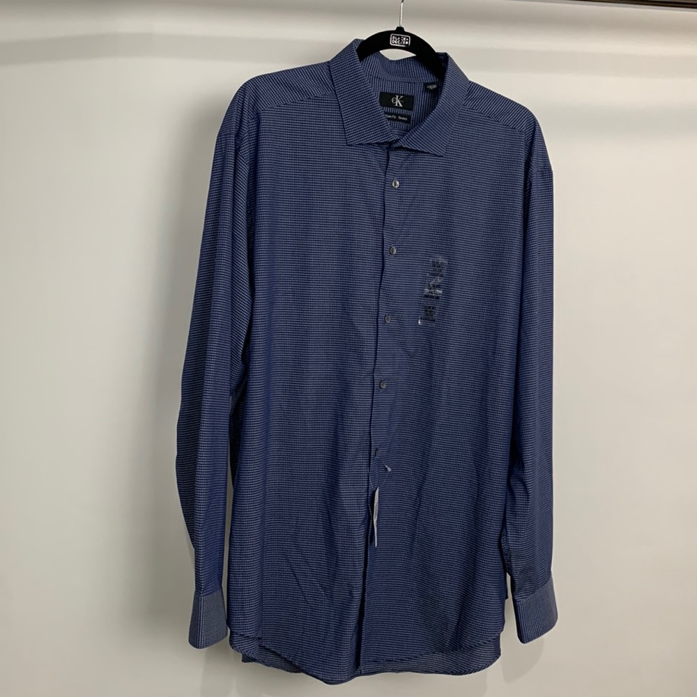 Calvin Klein men’s slim fit stretch shirt in size 2XL